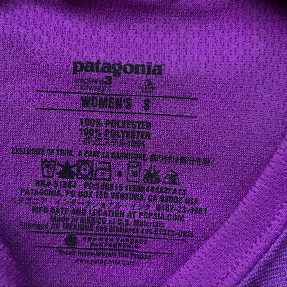 Patagonia Midweight Capilene Base Layer Long Sleeve Top - Picture 3 of 4
